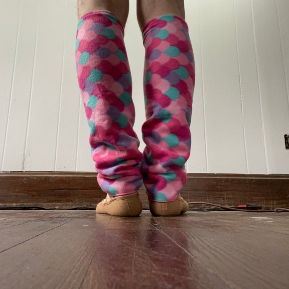 Handmade Ballet Fleece Legwarmers - Picture 3 of 8